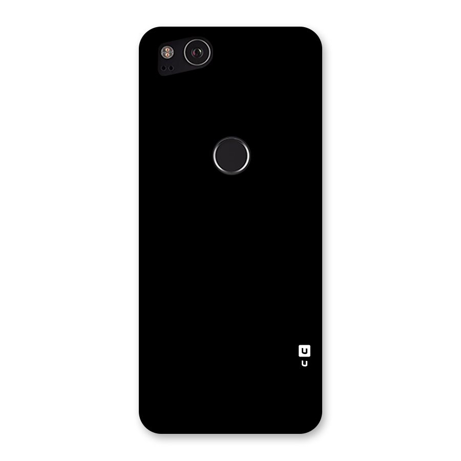 Just Black Back Case for Google Pixel 2