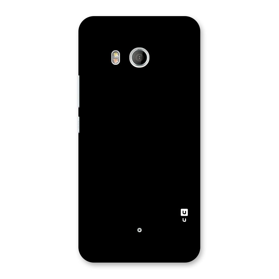 Just Black Back Case for HTC U11