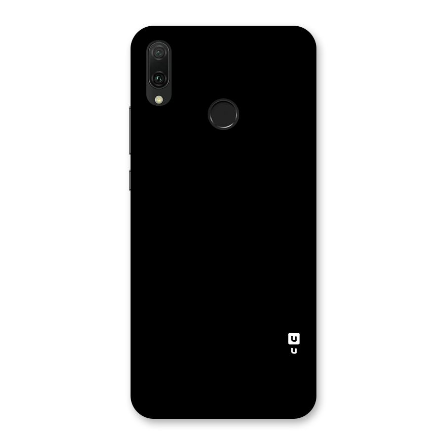 Just Black Back Case for Huawei Y9 (2019)