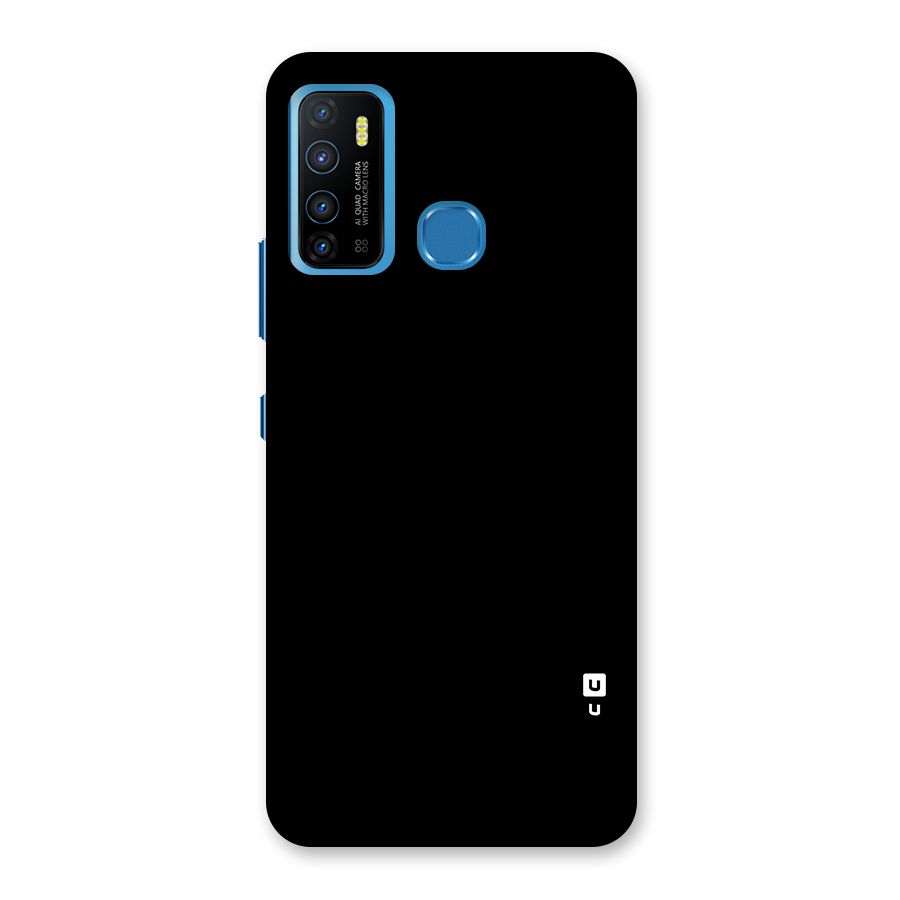 Just Black Back Case for Infinix Hot 9
