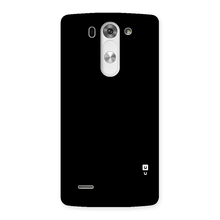 Just Black Back Case for LG G3 Mini