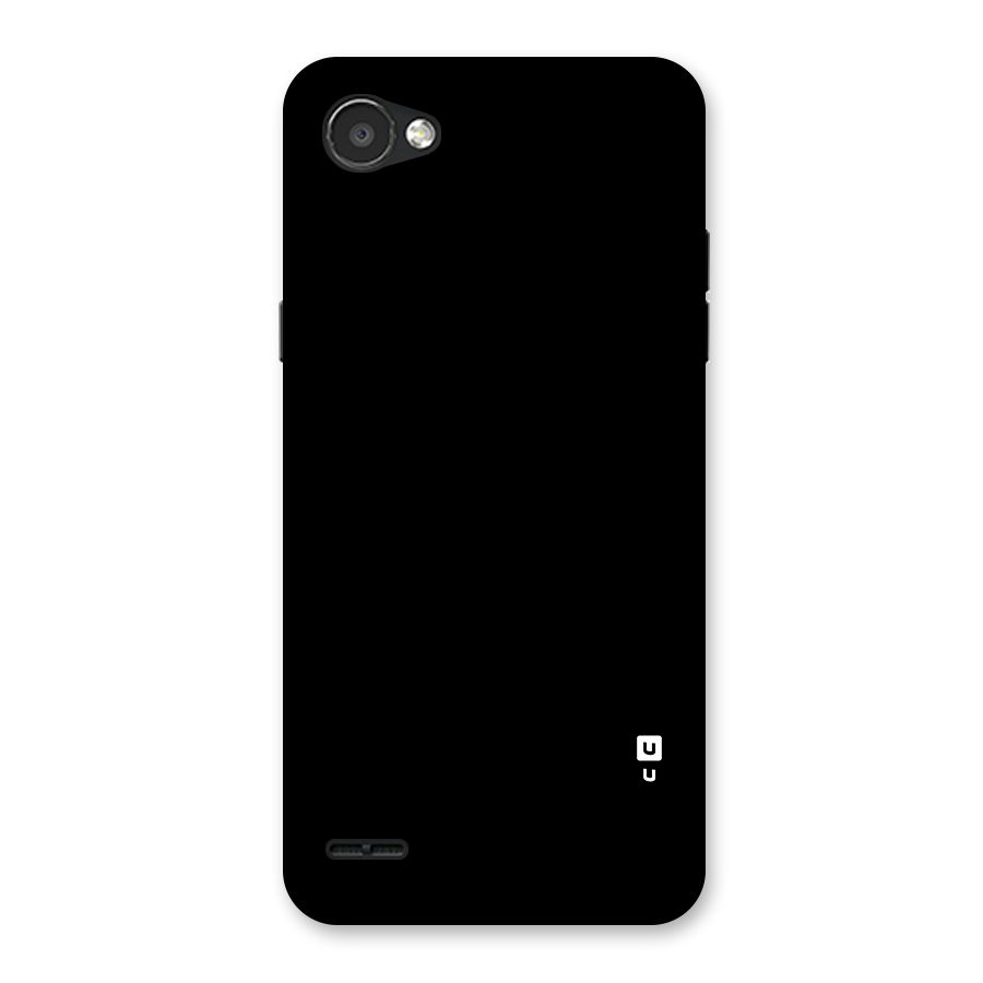Just Black Back Case for LG Q6