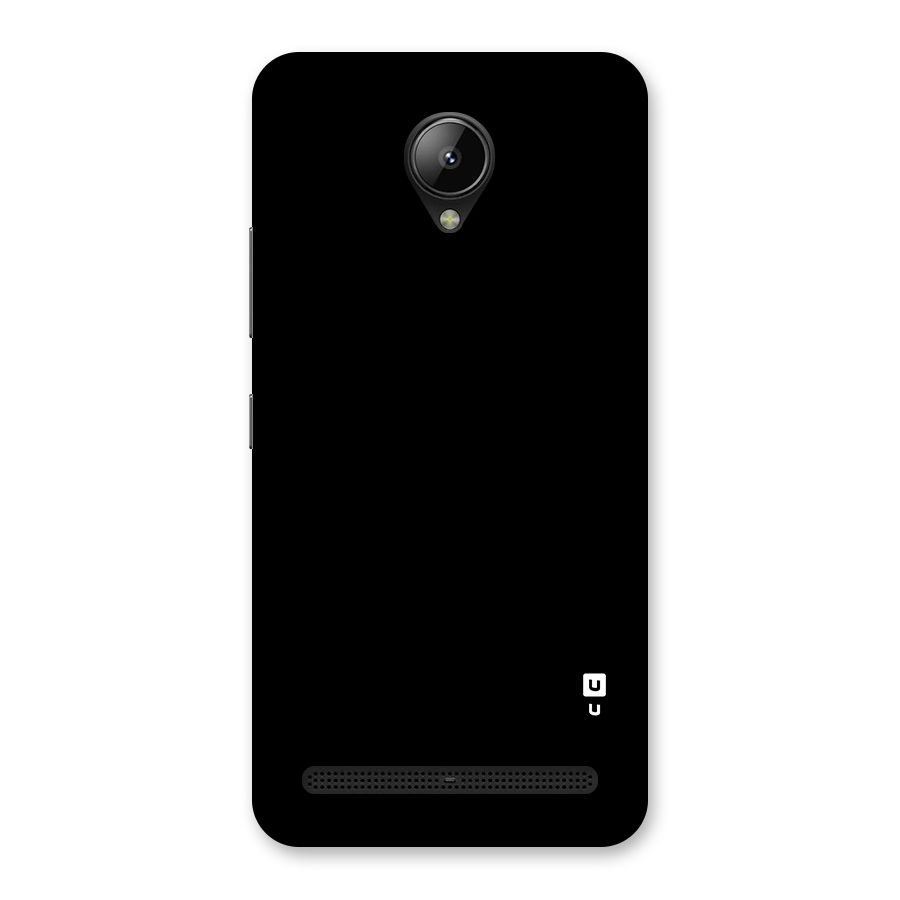 Just Black Back Case for Lenovo C2