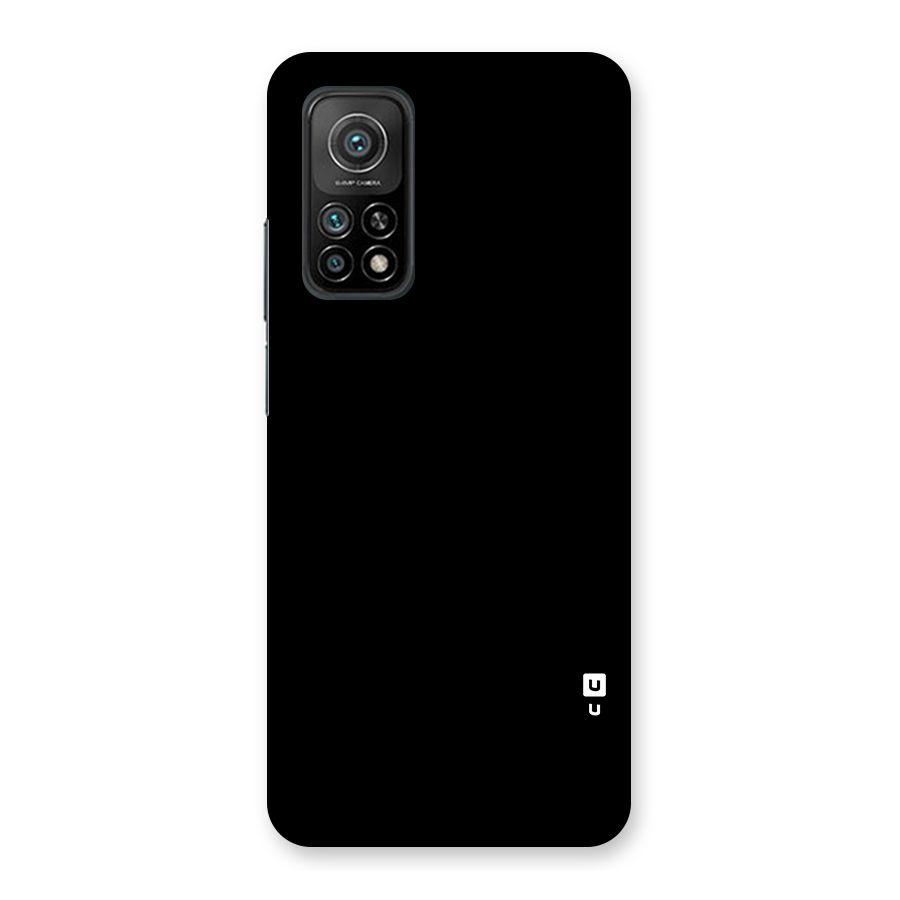 Just Black Back Case for Mi 10T 5G