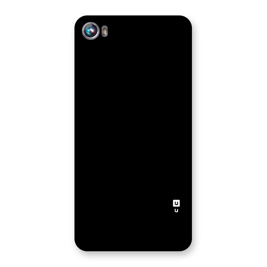 Just Black Back Case for Micromax Canvas Fire 4 A107