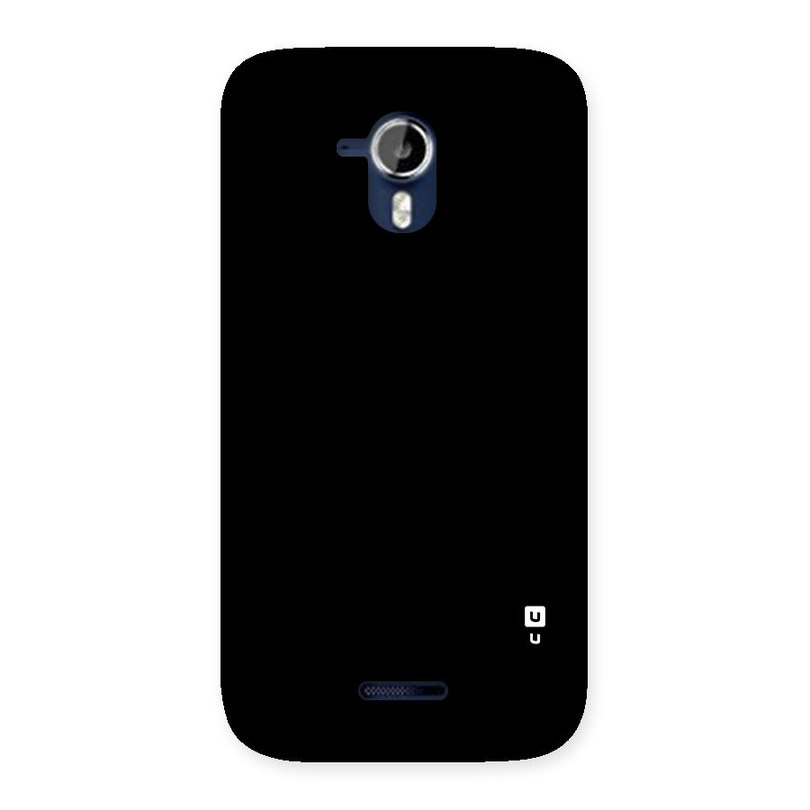 Just Black Back Case for Micromax Canvas Magnus A117