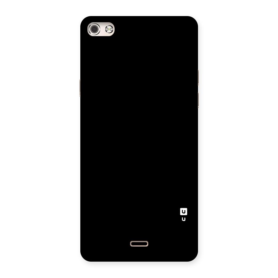Just Black Back Case for Micromax Canvas Silver 5