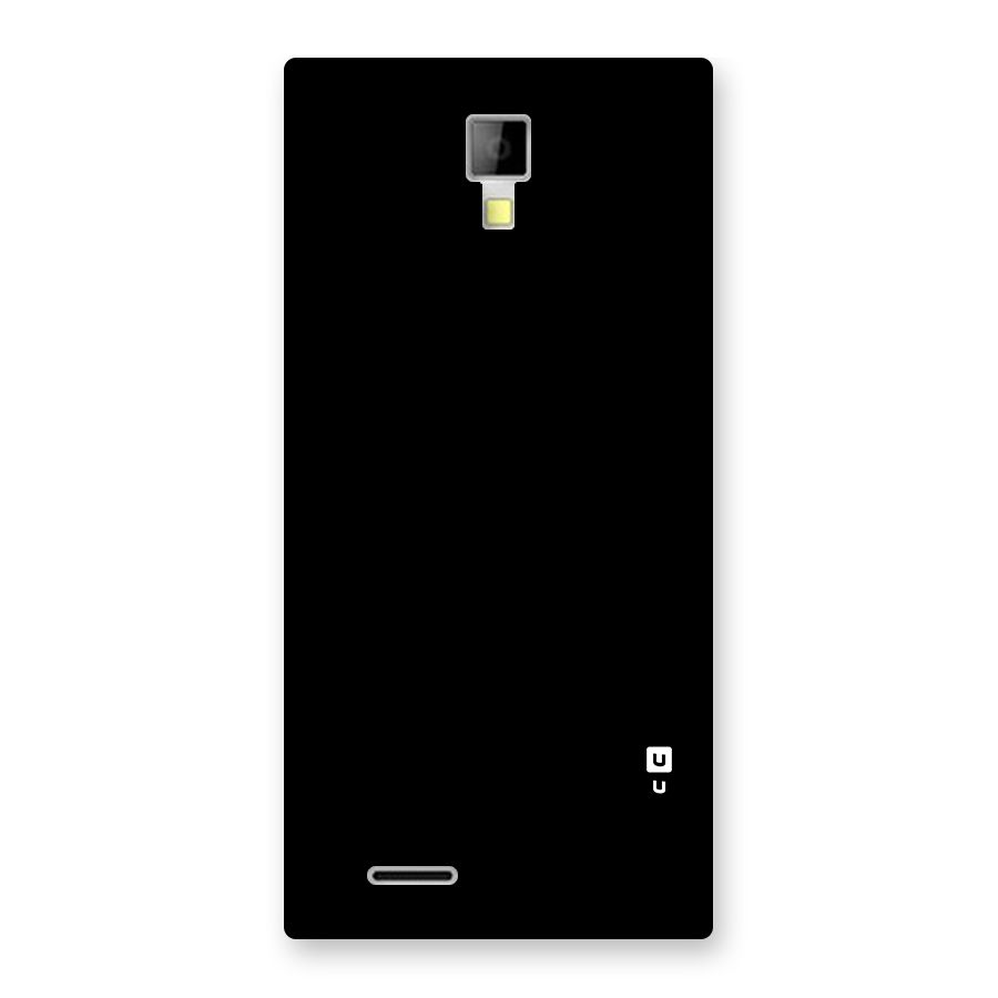 Just Black Back Case for Micromax Canvas Xpress A99