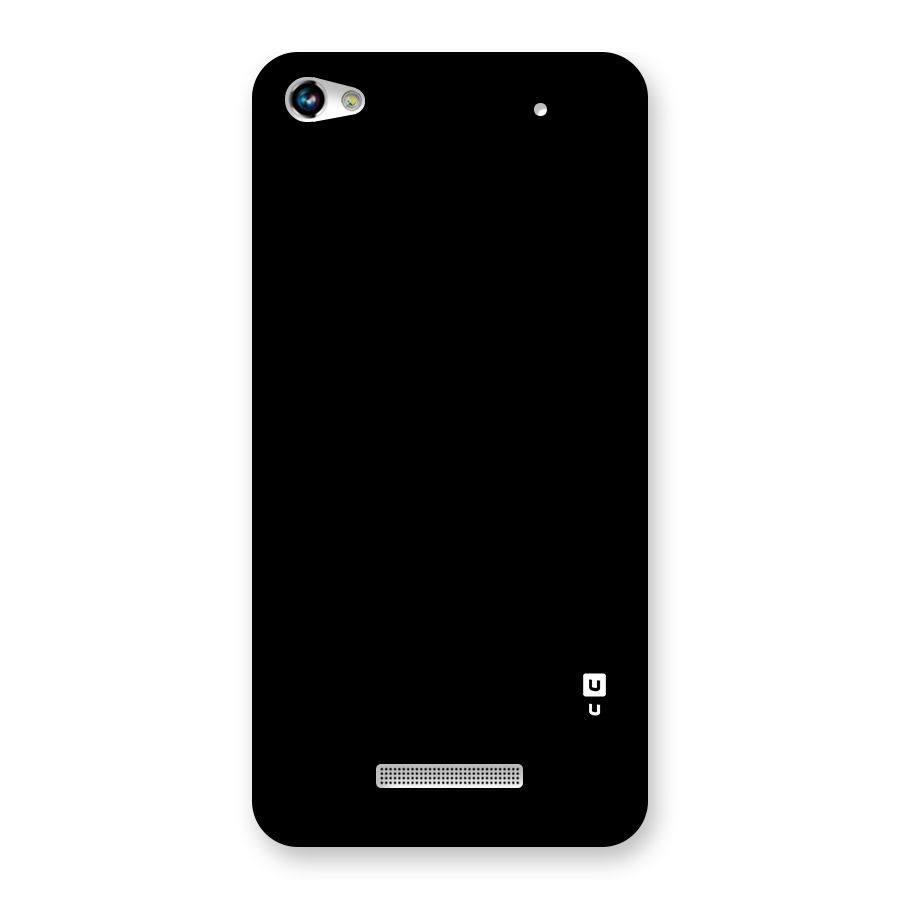 Just Black Back Case for Micromax Hue 2