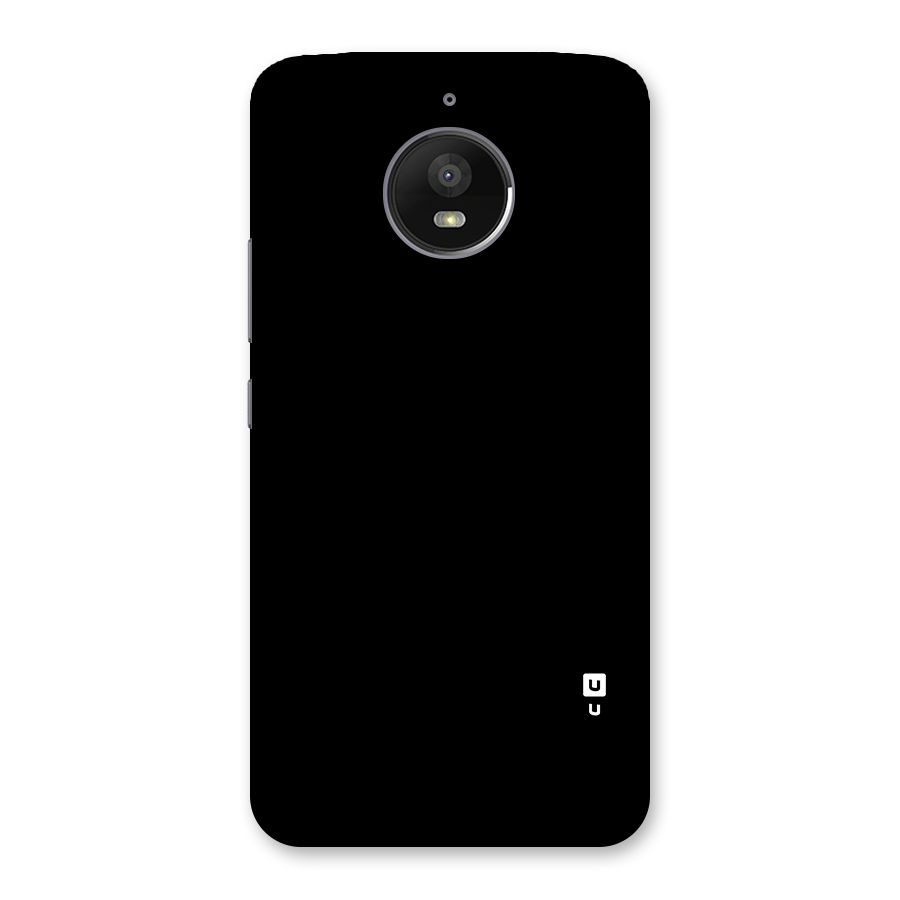 Just Black Back Case for Moto E4 Plus