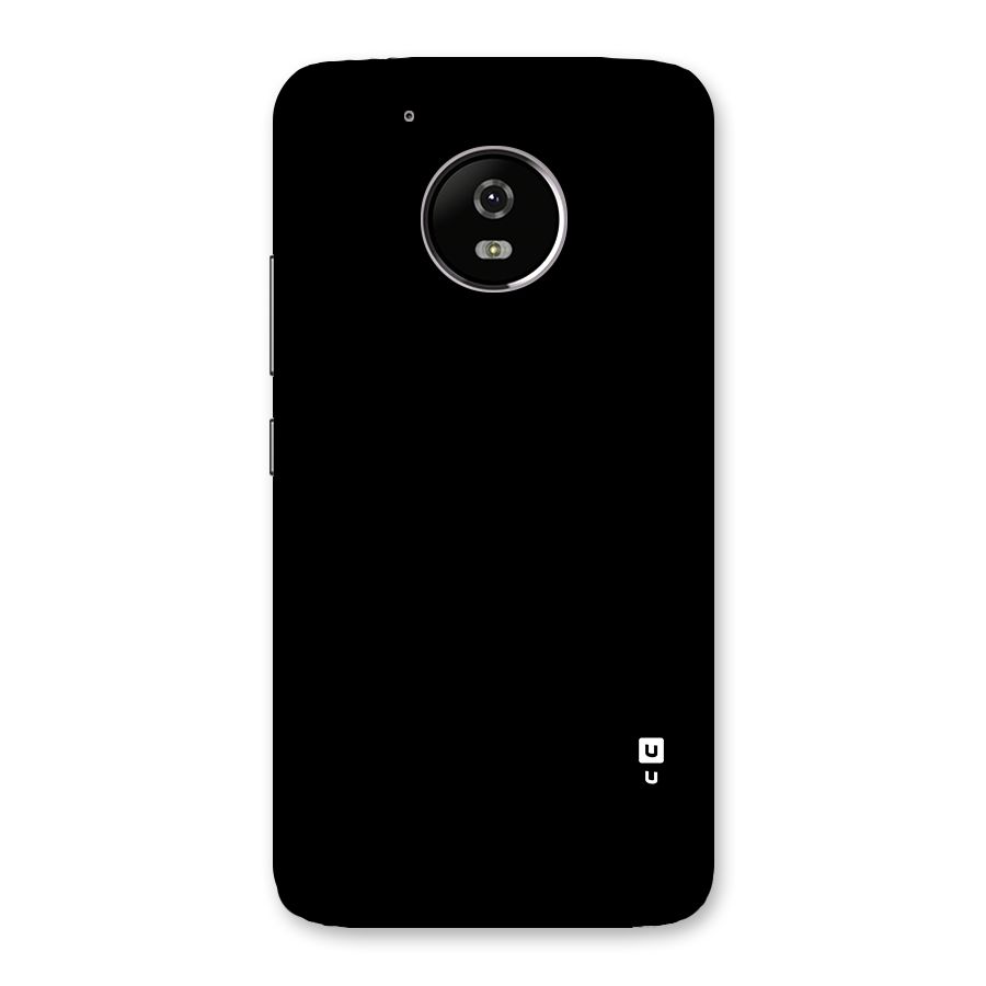Just Black Back Case for Moto G5