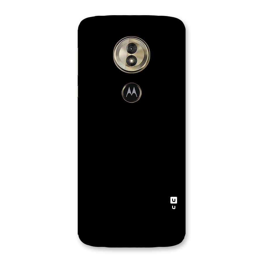 Just Black Back Case for Moto G6 Play