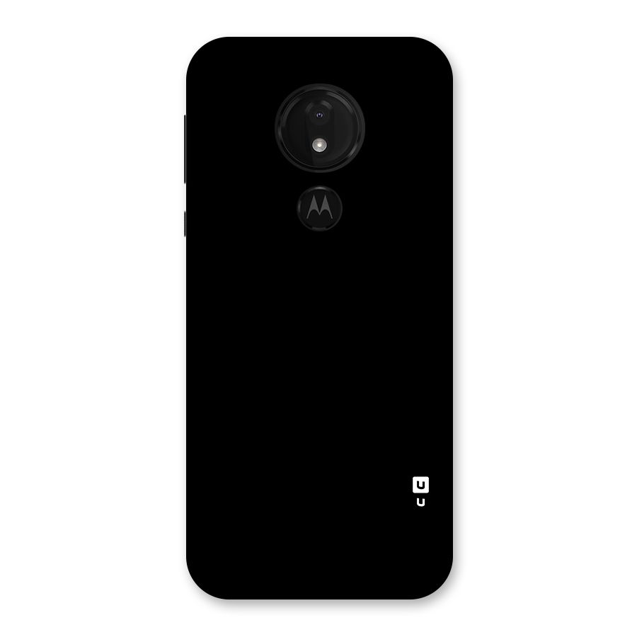 Just Black Back Case for Moto G7 Power