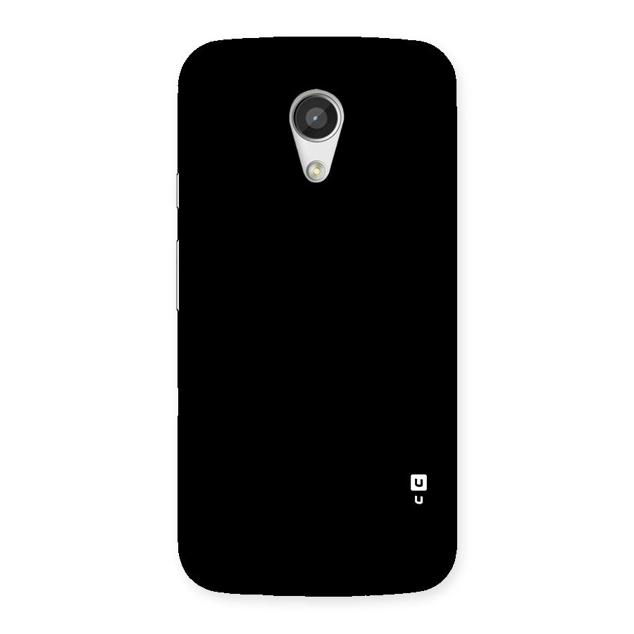 Just Black Back Case for Moto G 2nd Gen