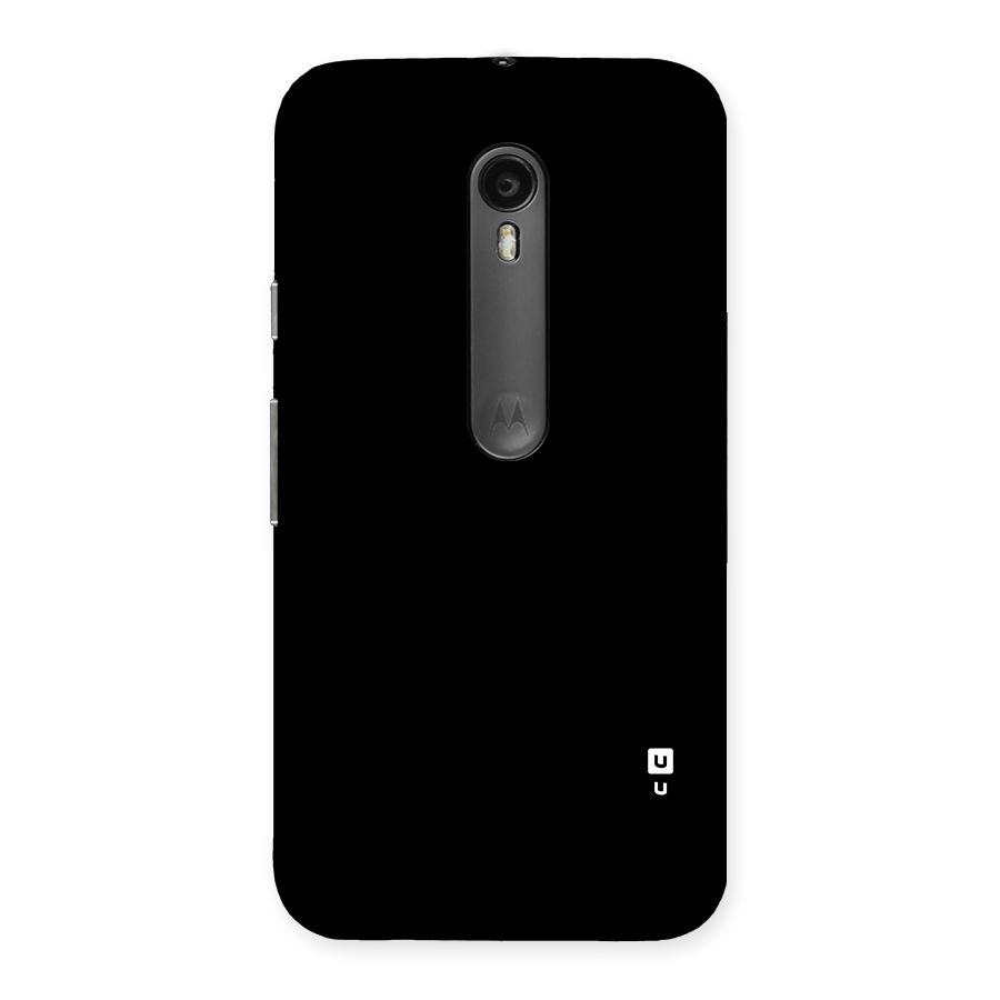 Just Black Back Case for Moto G Turbo