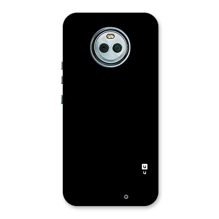 Just Black Back Case for Moto X4