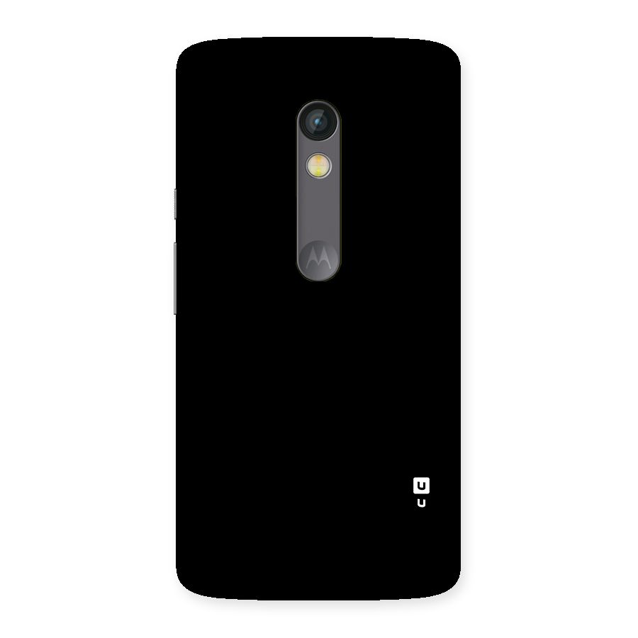 Just Black Back Case for Moto X Play