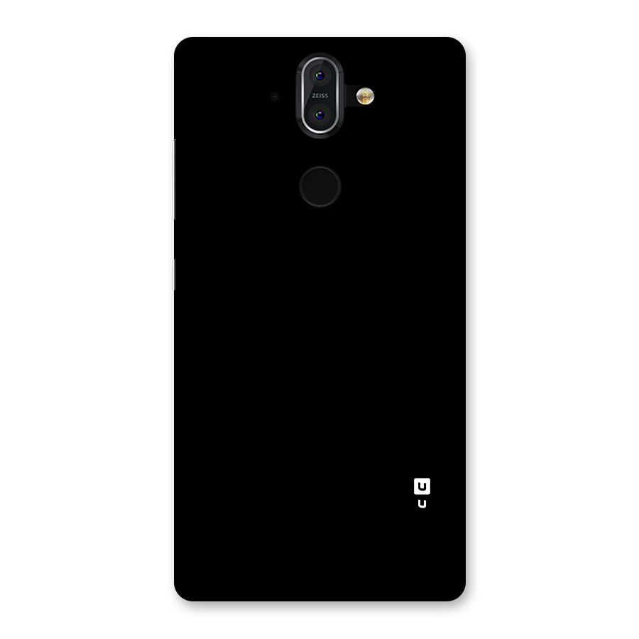 Just Black Back Case for Nokia 8 Sirocco