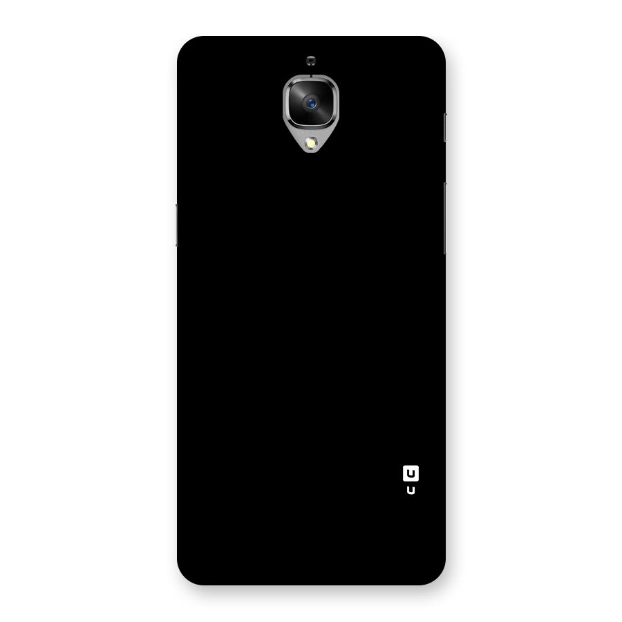 Just Black Back Case for OnePlus 3