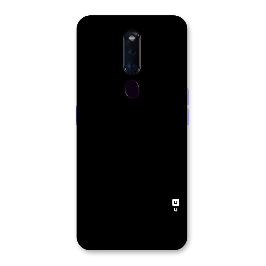 Just Black Back Case for Oppo F11 Pro