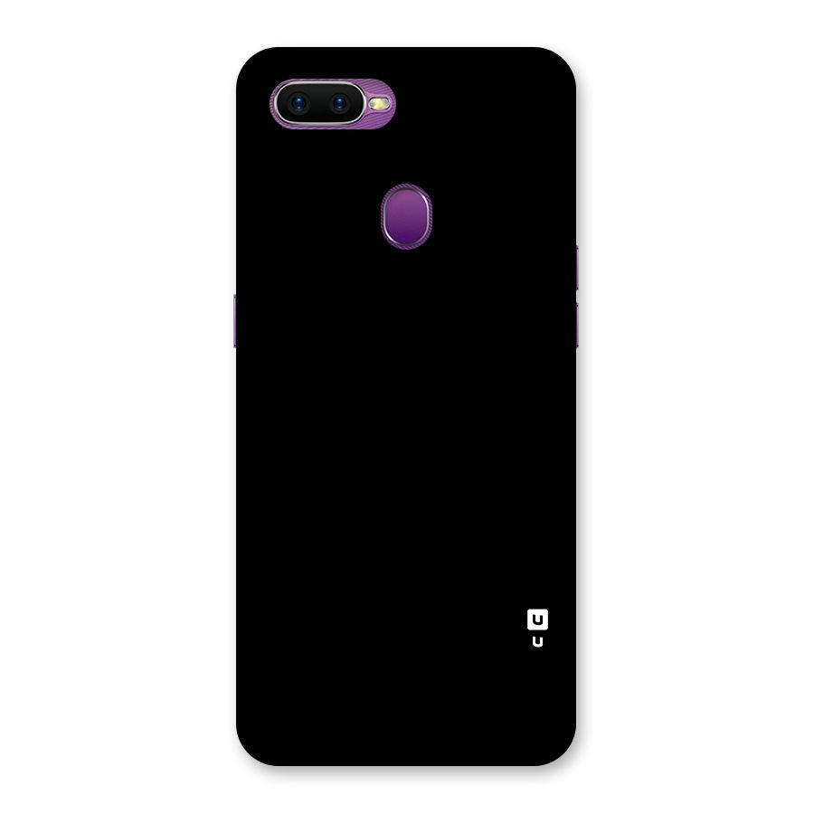 Just Black Back Case for Oppo F9