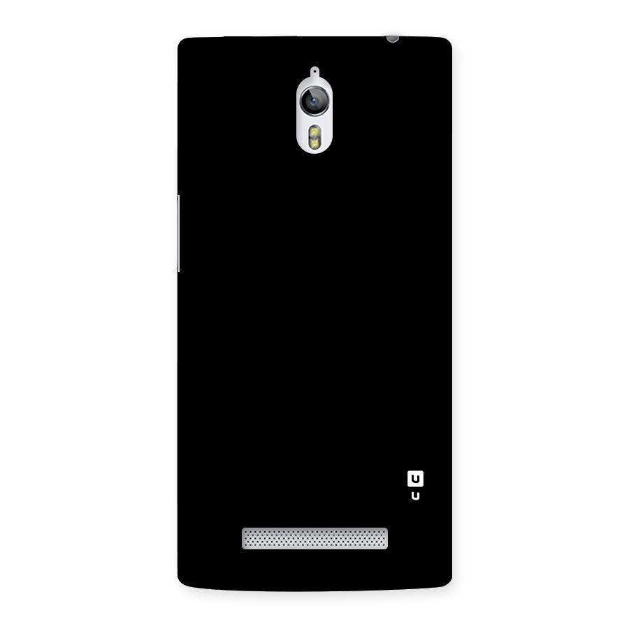 Just Black Back Case for Oppo Find 7