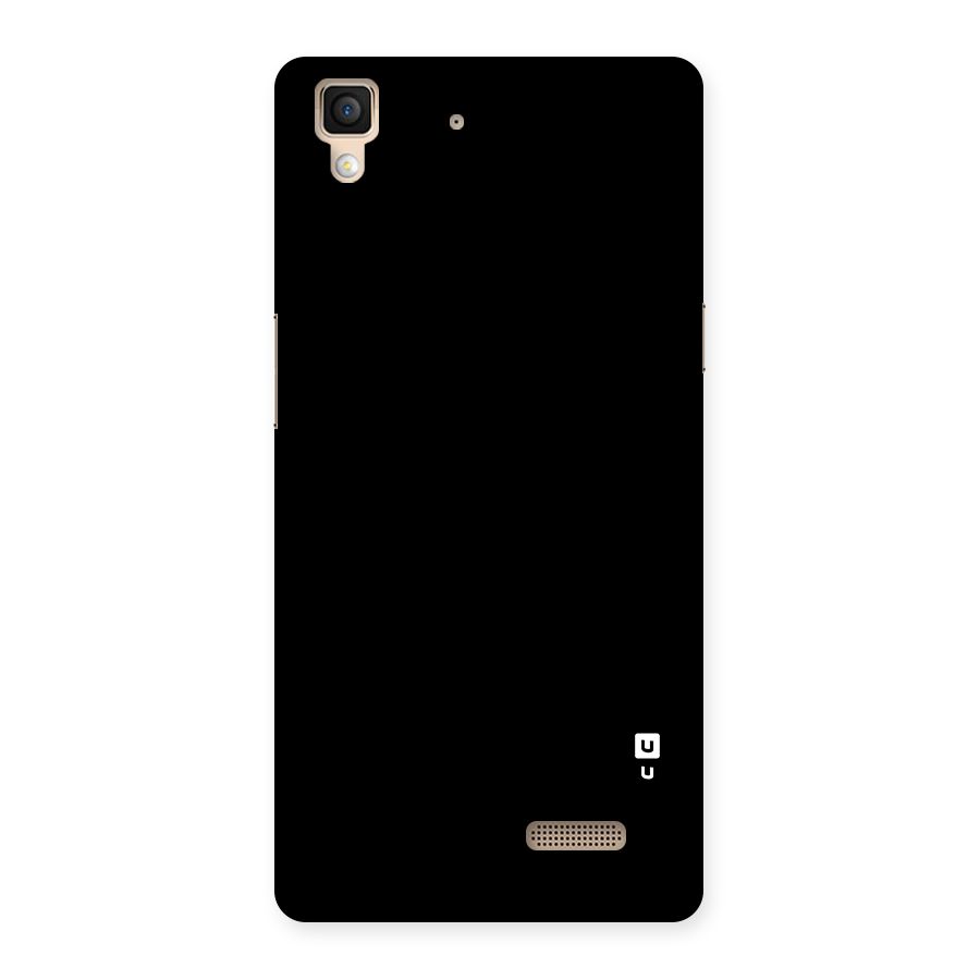 Just Black Back Case for Oppo R7