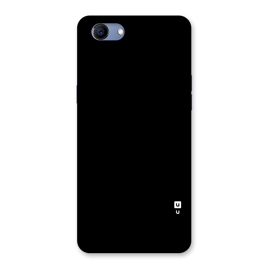 Just Black Back Case for Oppo Realme 1