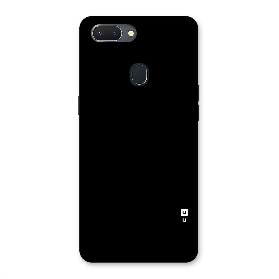 Just Black Back Case for Oppo Realme 2