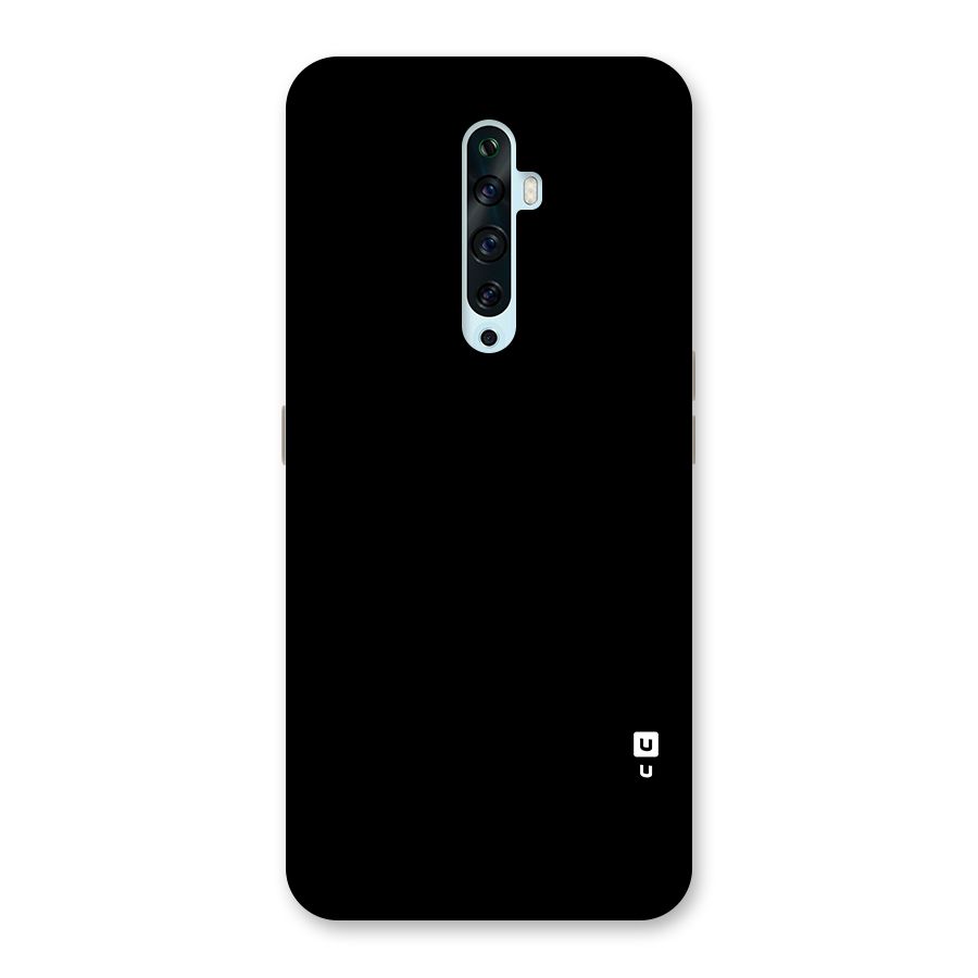 Just Black Back Case for Oppo Reno2 F