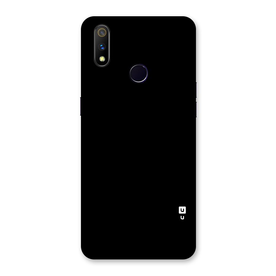 Just Black Back Case for Realme 3 Pro