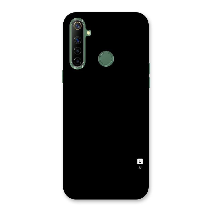 Just Black Back Case for Realme Narzo 10