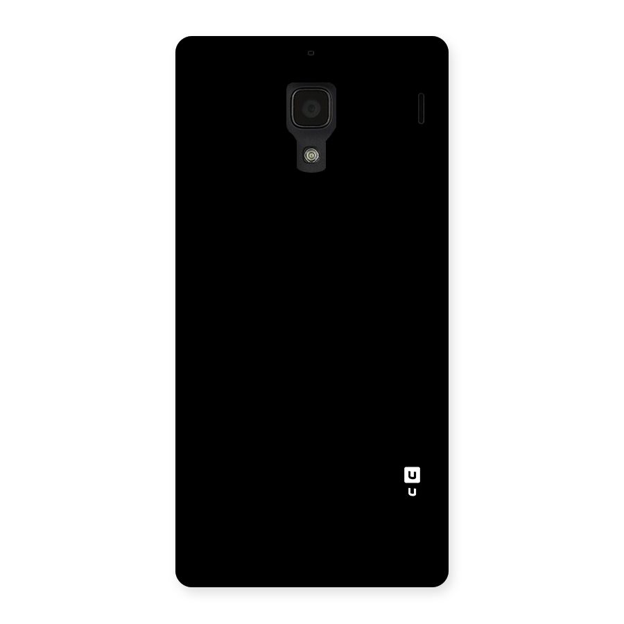 Just Black Back Case for Redmi 1S