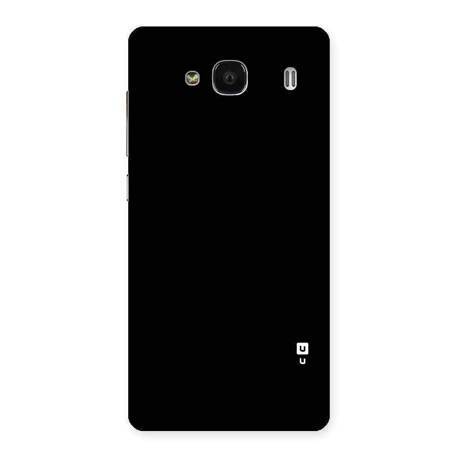 Just Black Back Case for Redmi 2