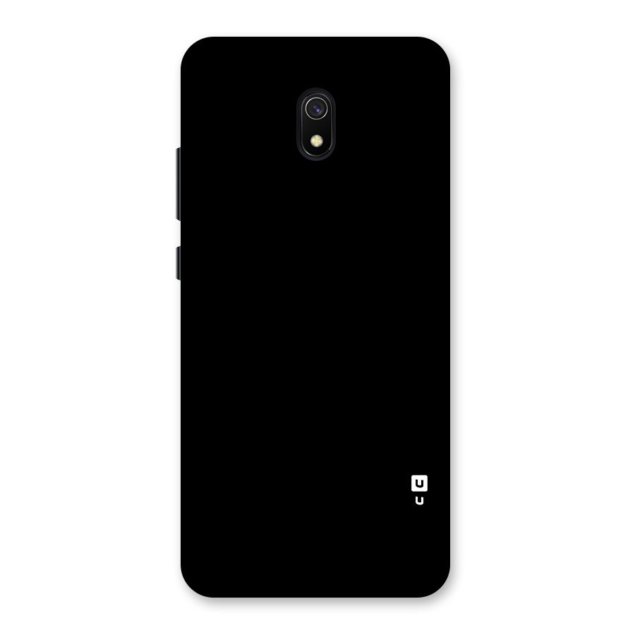 Just Black Back Case for Redmi 8A