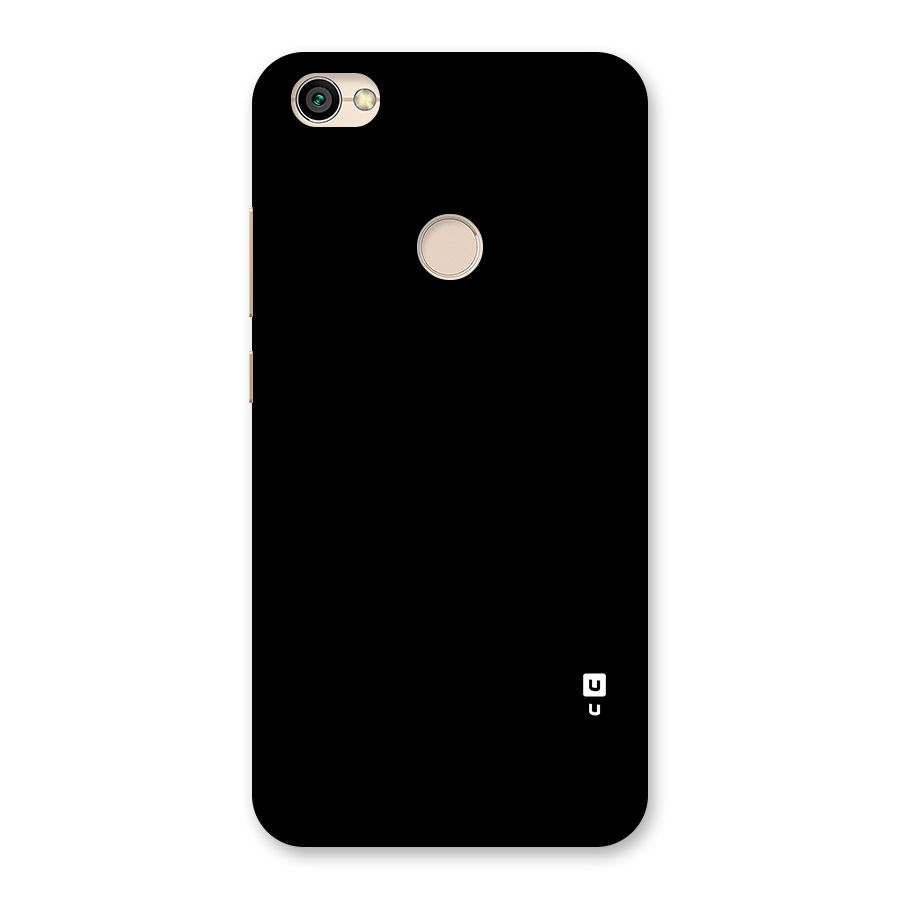 Just Black Back Case for Redmi Y1 2017