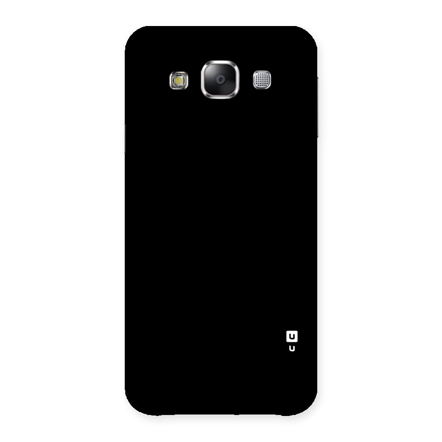 Just Black Back Case for Samsung Galaxy E5