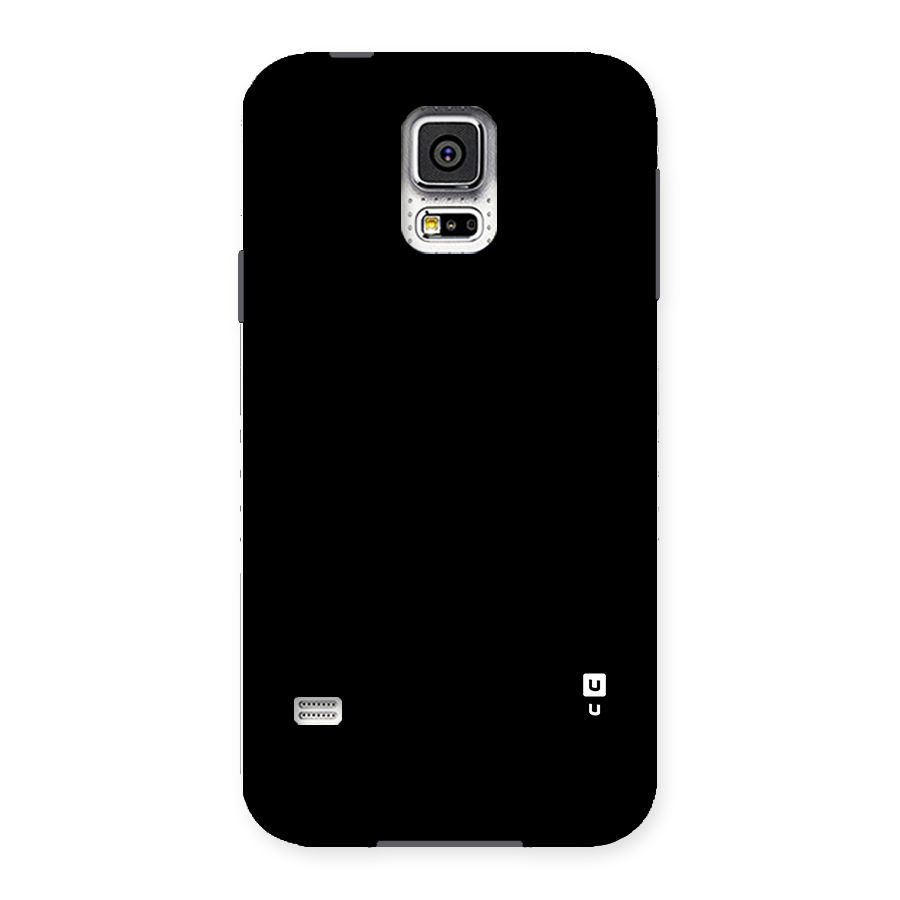 Just Black Back Case for Samsung Galaxy S5