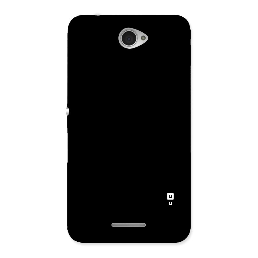 Just Black Back Case for Sony Xperia E4