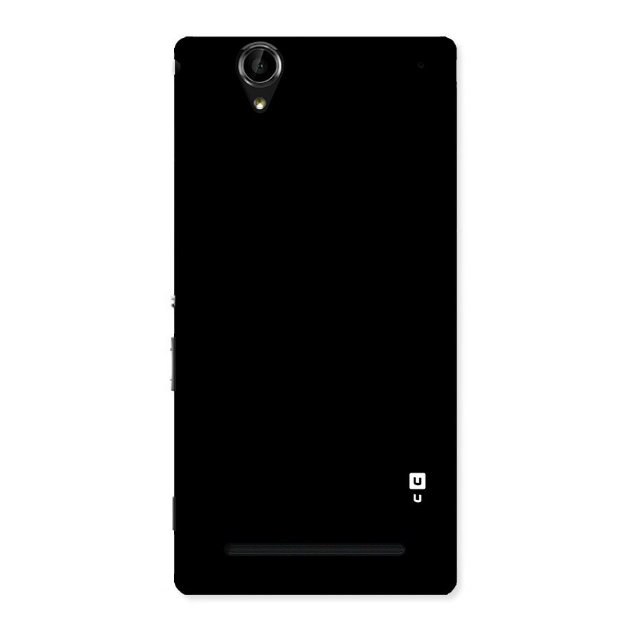 Just Black Back Case for Sony Xperia T2