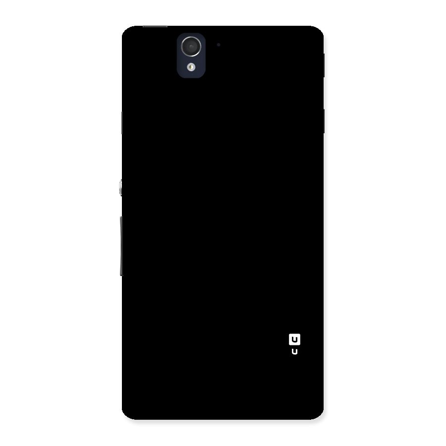 Just Black Back Case for Sony Xperia Z