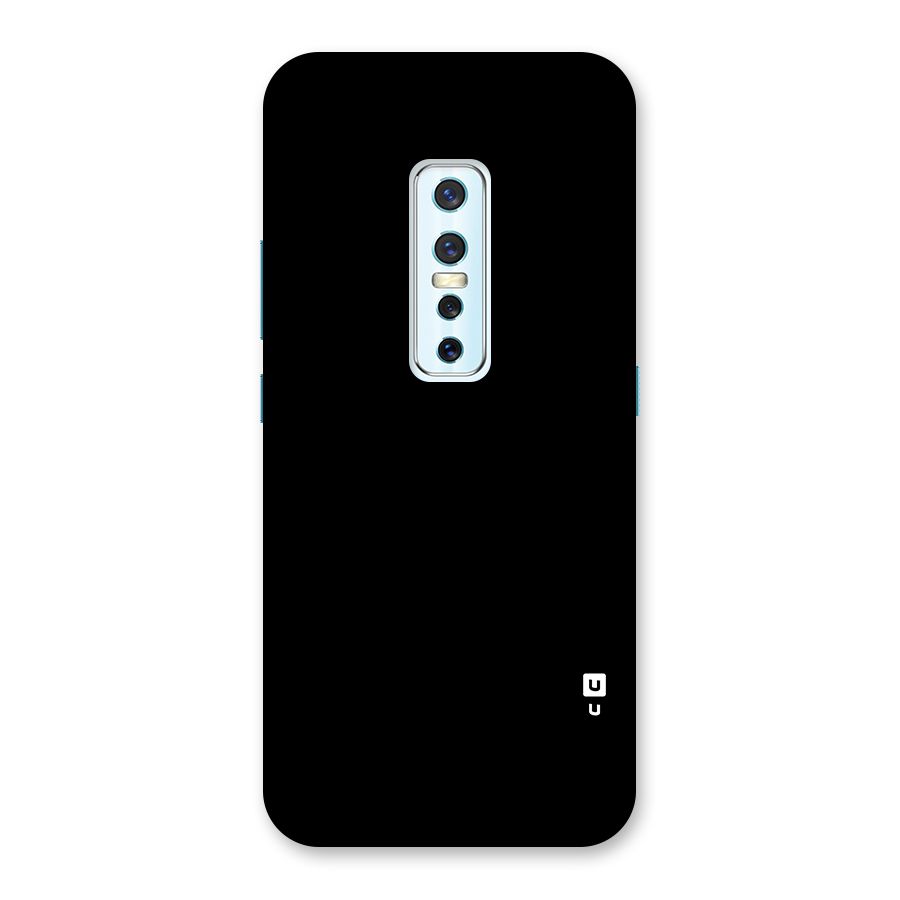 Just Black Back Case for Vivo V17 Pro