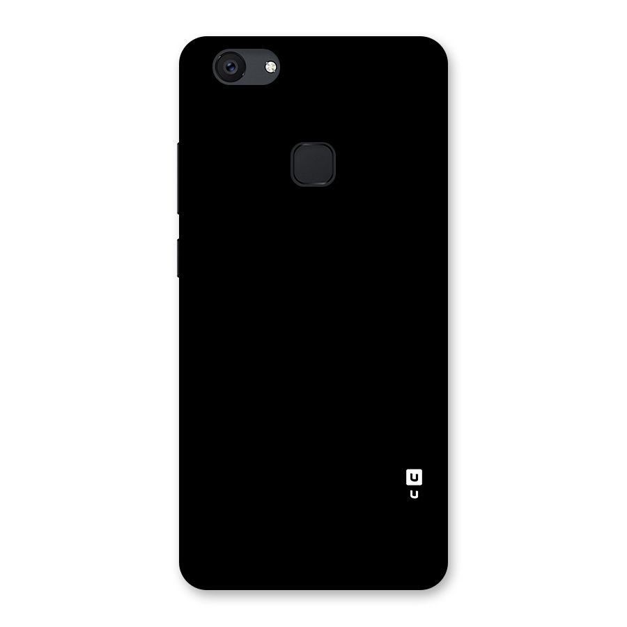 Just Black Back Case for Vivo V7 Plus