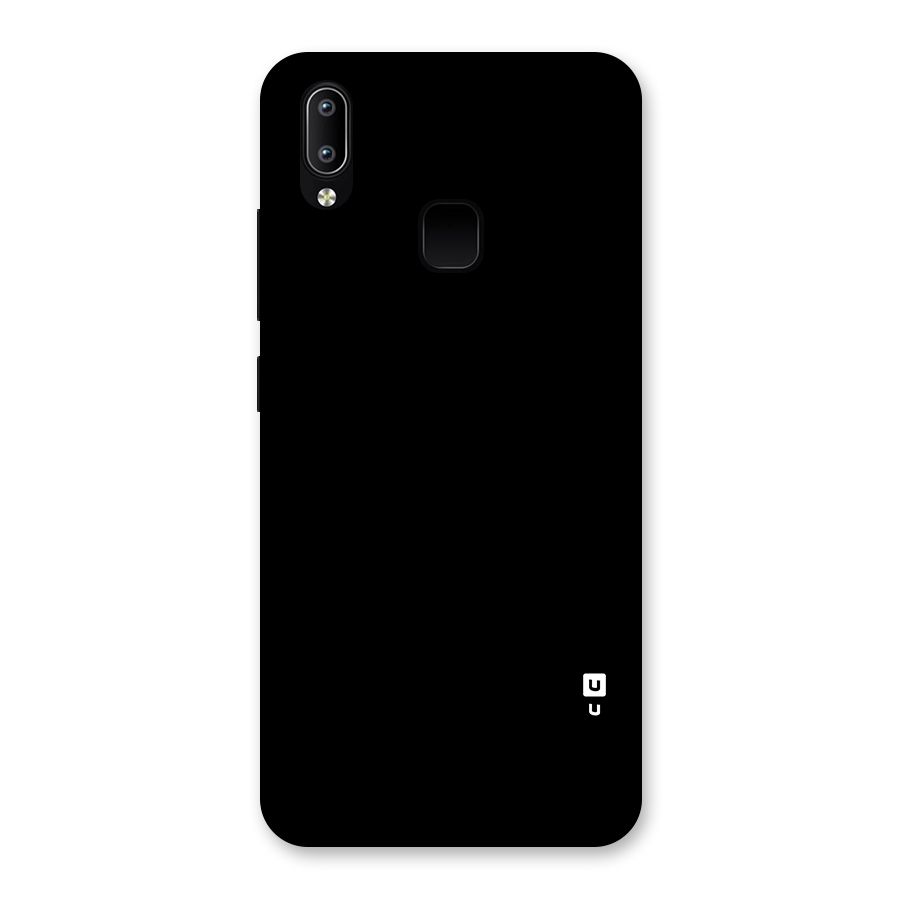 Just Black Back Case for Vivo Y93