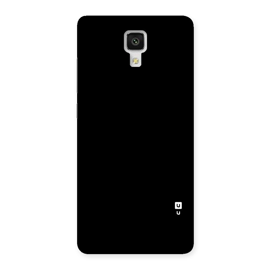 Just Black Back Case for Xiaomi Mi 4