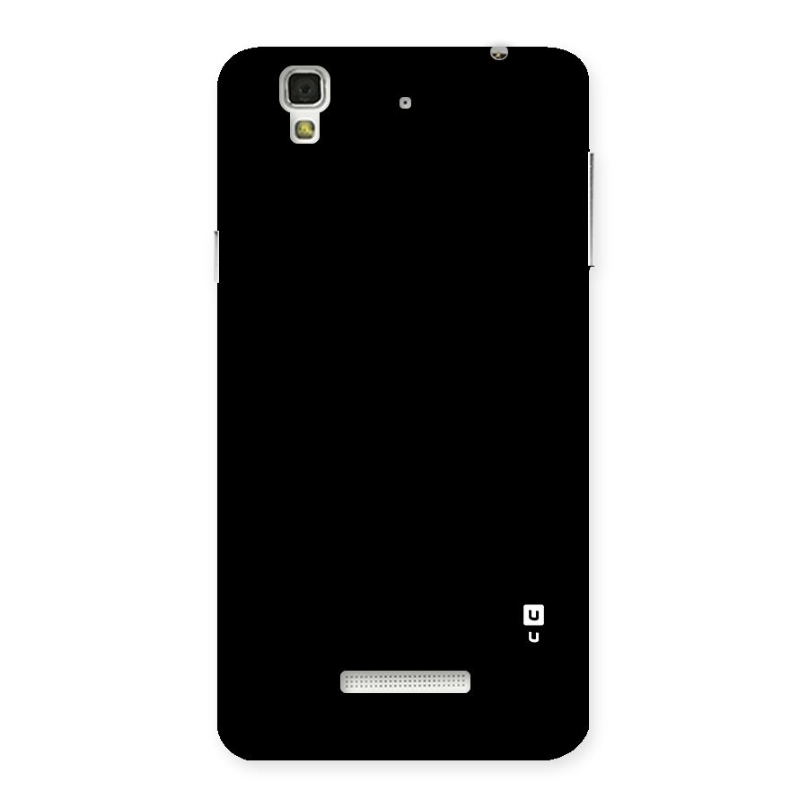 Just Black Back Case for Yu Yureka