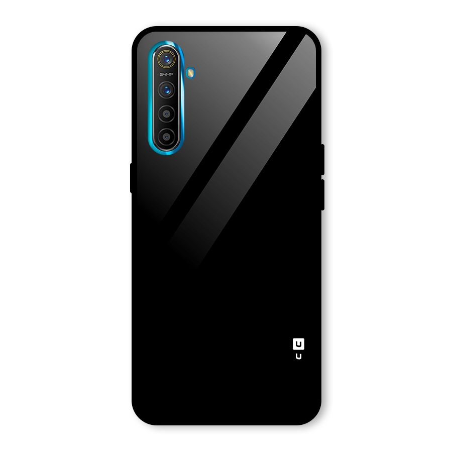 Just Black Glass Back Case for Realme X2