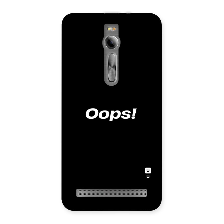 Just Oops Back Case for Asus Zenfone 2