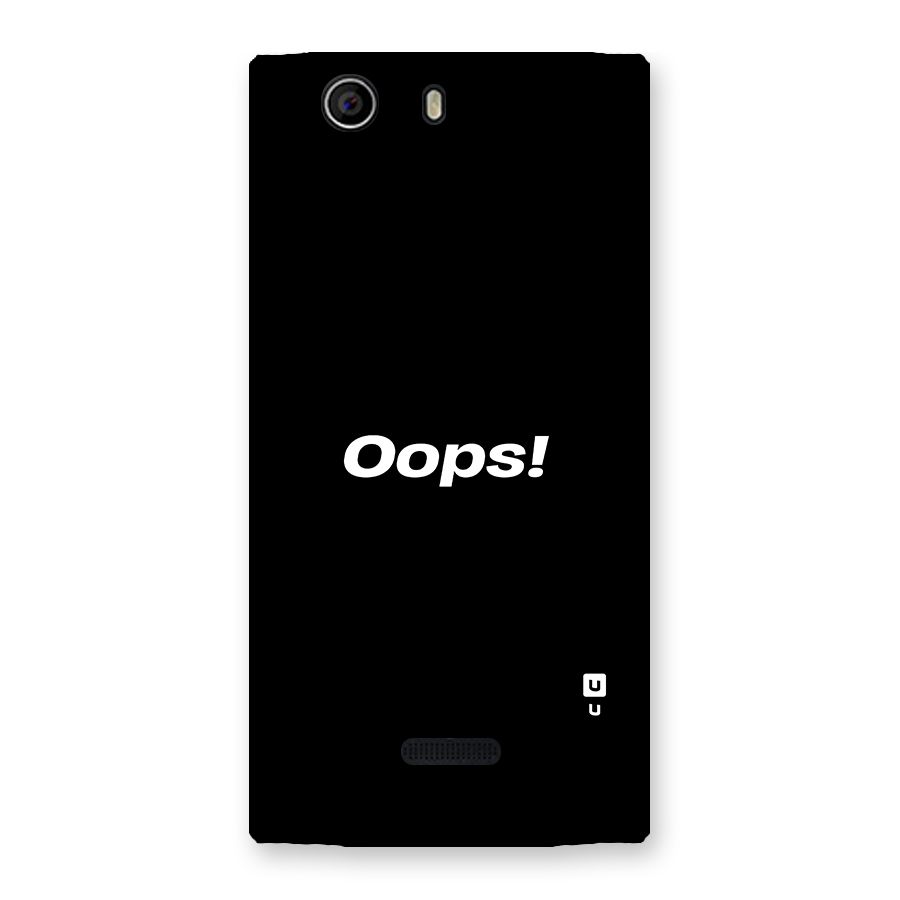 Just Oops Back Case for Canvas Nitro 2 E311