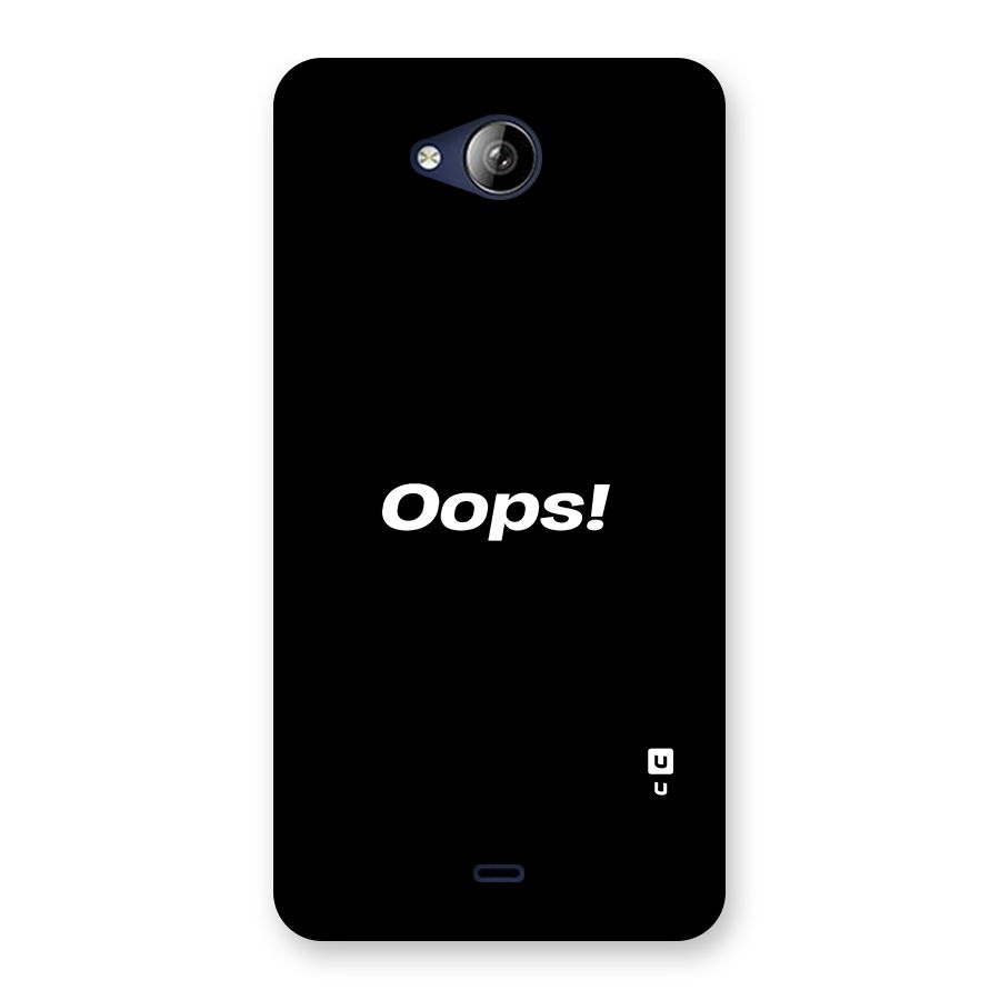 Just Oops Back Case for Canvas Play Q355